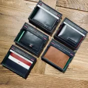 美國百分百【全新真品】Tommy Hilfiger 皮夾 證件夾 TH 短夾 零錢包 卡夾 票夾 男夾  總合款