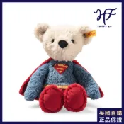 【HF】Harrods英國代購 哈洛德 正品現貨 德國Steiff 超人泰迪熊娃娃 金耳釦小熊玩偶 英雄系布偶 熊寶寶