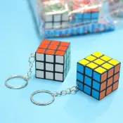旻泉精品批發網 迷你魔術方塊 3x3 小魔術方塊鑰匙圈 3cm/一個入(定10) 迷你方塊魔方附鎖圈 魔術方塊鑰匙圈-AA2606【APP滿額下單10%點數(單一帳號最高1000點)】9/30止