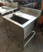 ○大員林2手貨○ 二手大型儲冰槽/落地型儲冰桶/發泡儲冰槽/不鏽鋼保冰桶/訂製品