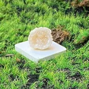 天然原礦晶瑩剔透招財瑪瑙白晶洞 招財開運 快速出貨 風水擺件