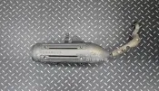 《GTW零件庫》中古品 光陽 KYMCO 原廠 頂客180 DINK180 噴射版 排氣管 全段 含前後護片