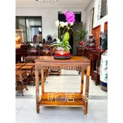 〈台南實體展示〉全新品【如意拼几8181花檯架】原木雞翅木 大型花台 大型藝品擺飾花枱架  拚几茶几桌 中式古典實木家俱
