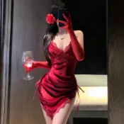  【睡衣】 睡衣 蕾絲睡衣 吊帶睡衣 性感睡衣 洋裝睡衣 鏤空睡衣 露背睡衣 交叉綁帶睡衣 情趣睡衣 御姐風睡衣 修身睡衣