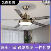 【可開發票】美式復古傳統吊扇帶燈餐廳客廳仿古大風力工業風飯廳加勇變頻風善路添是級權抬罪打得網陸購務是級