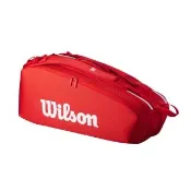 【WILSON】Super Tour Red 6Pk 2025 網球拍袋 紅色 6支裝 WR8036801001