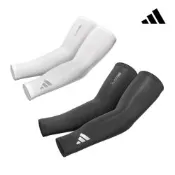 adidas 愛迪達 吸濕排汗壓縮袖套 (黑/白)