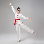 7936 名忠實顧客❤️新款成人打鼓服武表演服裝八段錦全套舞龍舞獅服套裝男女太極服X42G