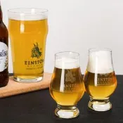 Einstok冰島無雙啤酒杯專用英式品脫包郵玻璃IPA精釀啤酒杯聞香杯