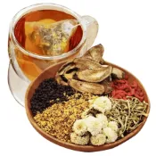 (店+)熬夜方便茶-金銀花菊花茶(5gx5入；金銀花 菊花 決明子 桂花 牛蒡)