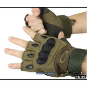 【野戰搖滾-生存遊戲】美軍戰術攻擊半指手套 【黑色、沙色、綠色】射擊手套騎車手套登山手套硬殼格鬥勤務特警特勤保全重機手套