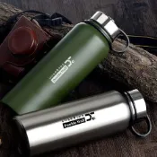 (店+)【Ho覓好物】800ml SGS認證 登峰真空杯 304不鏽鋼 登山 不鏽鋼保溫杯 保溫杯 保冷杯 保溫瓶 HM108