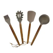 (店+)Forest Outdoor 原木矽膠廚具｜湯杓 撈麵杓 鍋鏟 刷子『野道家』