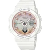CASIO 卡西歐 Baby-G 海洋渡假 霓虹手錶 開學換新季 送禮推薦-白 BGA-250-7A2