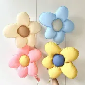 (店+)PARTY FUN（快速到貨）鋁箔造型氣球 花朵造型氣球 花朵氣球 花卉造型氣球 雛菊 小黃花 白花 氣球