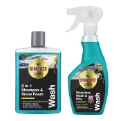 【Costco好市多】Simoniz 極速亮澤組 棕櫚獵光洗車精 475毫升 X 1 + 星耀無水洗車蠟 500毫升 X 1 Simoniz 2 in 1 Shampoo and Snow Foam 475 ml X 1-Pack + Simoniz Waterless Wash & Wax 500 ml X 1-Pack