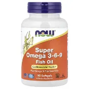 【iHerb】NOW Foods, 超級 Omega 3-6-9 魚油，90 粒軟膠囊