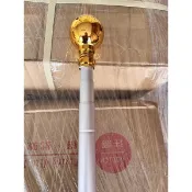 8尺3節鋁合金伸縮旗桿長度90-240公分，國旗、會旗、班旗等適用。旗桿、伸縮桿、旗幟、鋁桿、廣告。