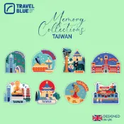 【Travel Blue 藍旅】 台灣款磁鐵_85大樓 台灣美食 台灣黑熊 總統府 八卦山大佛 中正紀念堂 野柳女王頭