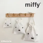 【MIFFY】米飛經典大臉束口袋 三種尺寸 束口袋 收納袋 小提袋 分裝袋 禮物袋 束口包