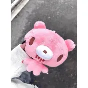 🔥臺灣熱銷🔥日系可愛中古絕版暴力熊gloomy大頭卡包毛絨公仔造型可拉伸零錢包