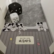 客製化 卡通絲圈地墊入戶玄關腳墊大門口蹭土墊子家用進門地毯可定制