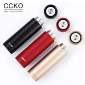 【CCKO】304不鏽鋼 輕奢長效保溫瓶 螺旋杯蓋 500mL 500cc 旋轉式 保溫杯 隨身瓶 長效保溫