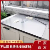 304不鏽鋼砧板 加厚抗菌揉麵墊 防霉易清潔 家用水果切菜板 擀麵和麵板可客製尺寸 多用途廚房料理適用