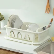 KEYWAY 聯府 【 真心良品】千葉二用可導水滴水碗盤架