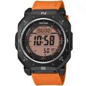 (店+)【CASIO 卡西歐】【柒號本舖】CASIO卡西歐 PROTREK 太陽能登山膠帶運動錶 / PRG-69-4