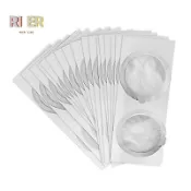 100pcs 62MM 一次性咖啡膠囊密封鋁箔奶油泡沫咖啡濾清器蓋貼紙, 用於 Nespresso Vertuo