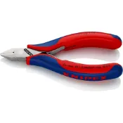 (店+)【knipex K牌】KNIPEX 77 42 115 電子斜口鉗 雙料舒適手柄精密電子斜口鉗(帶自動復位)