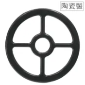 Honey Ware 日本富士琺瑯 日本FUJIHORO五德瓦斯爐用爐架高鍋架GT-14(陶瓷製;適四爪&六爪卡式爐具輔助盤)適小鍋具水壺登山露營用