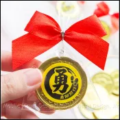 白沙屯媽祖結緣品 B款勇腳前行 單包裝女王金幣巧克力 結緣品 進香結緣品 結緣品小物 勇腳進香必備 拜拜餅乾