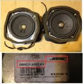 BOSE 汽車專用喇叭SPEAKER 6.5吋兩顆  2歐姆  兩顆 (非Dynaudio KEF MARK LEVINSON Infinity JBL MB Quart FOCAL)