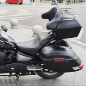 KAWASAKI VN900鋁合金馬鞍箱 適用於 KAWASAKI VN900改裝硬式側箱 Vulcan900 腳踏車機
