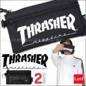 THRASHER 刺繡 LOGO 皮夾 卡夾 零錢包 鑰匙包 正品 運動 滑板 錢包 共三色 LUCI日本代購空運
