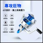 天天優選百貨 【新品上市】釣魚遠投捲線器 漁輪 路亞漁輪紡車輪全金屬輪 不銹鋼專用海竿遠投輪魚線輪微物輪 路亞捲線器 海釣 磯釣溪釣