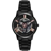 大高雄鐘錶城 RELAX TIME玫瑰金系列機械錶款-IP黑鋼(RT-61-7) 42mm｜樂天領券現折★全館特惠中★指定刷卡回饋10%