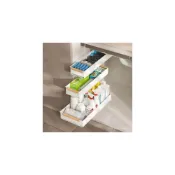 (店+)抽拉式置物架下水槽側裝拉籃極窄冰箱櫥櫃內側邊滑軌抽屜式收納盒 