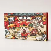 【新品推薦】國風寬版紙牌麻將撲克牌旅行便攜迷你紙牌麻將麻雀含骰子和籌碼