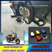 楓林宜居 HONDA 適用於本田 MONKEY 125 摩托車改裝配件 MSX125 GROM DAX125 鋁製大腳剎車踏板罩零