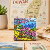 活版文創藝術瓷磚磁鐵/ 臺灣映像/ 清境農場 eslite誠品