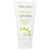 【iHerb】Mild By Nature, 薄荷乳木果油護足霜，含摩洛哥堅果和馬魯拉油，2.5 盎司（71 克）