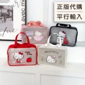 正版✨三麗鷗防水提袋 防水包包 半透明手提袋 Hello Kitty 美樂蒂 酷洛米 大耳狗（正版平行輸入）