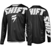 協貿國際日用品生活7館 SHIFT速降服自行車騎行服長袖上衣機車T恤越野摩托賽車隊服可定制
