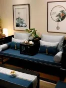 『開心樂購』紅木沙發坐墊新中式實木家具海綿墊古典風沙發墊濤防滑羅漢床墊子