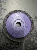 ~金光興修繕屋~3M 4“ 無牙 紫金鋼 黑輪 菜瓜布輪 砂輪 砂布輪 研磨絨盤 紫輪 除鏽輪 研磨輪 金屬拋光 除漆