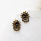 輕齒輪 - 不痛U型耳夾 不鏽鋼耳針 矽膠耳針 - 蒸氣龐克