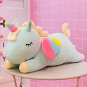 小胖達生活百貨 獨角獸玩偶 彩虹小馬公仔 毛絨 抱枕 可愛大號布娃娃 生日禮物 禮物 喬遷禮物